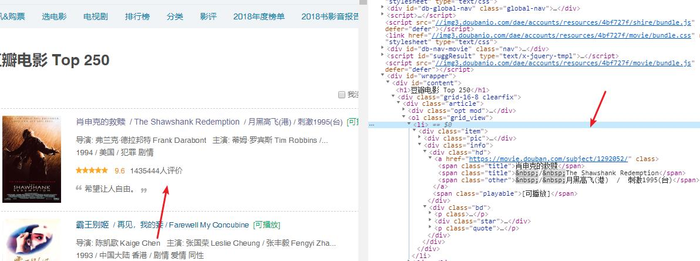 python爬虫—豆瓣电影top250及数据分析！