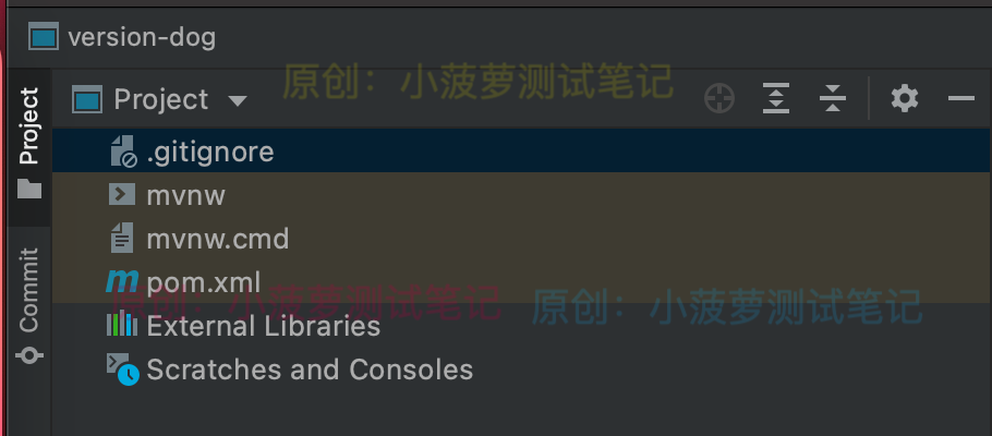 IntelliJ IDEAopen 项目后只显示项目中的文件，不显示项目结构