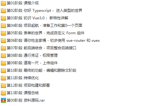 23套前端Vue.js项目实战全栈开发入门到精通源码解析高级实战视频教程插图(7)